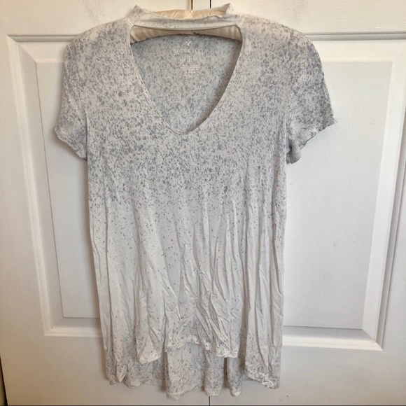 American Eagle Outfitters Tops - American Eagle soft & sexy tee neck choker top